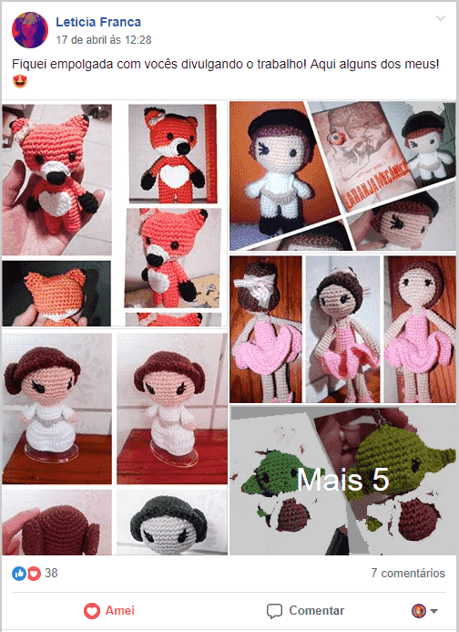 Amigurumi de bichinhos e bonecas